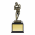 13 Inch Electroplated Brass Football Figure Trophy 