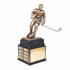18 Inch Electroplated Bronze Hockey Figure Perpetual Trophy