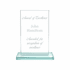 6 Inch Jade Glass Rectangle Award